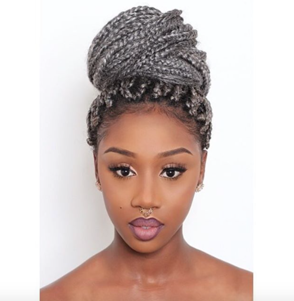 13 Drool Worthy Gray Braids Inspiration Styles Jjbraids