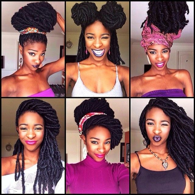 Styling Faux Locs 