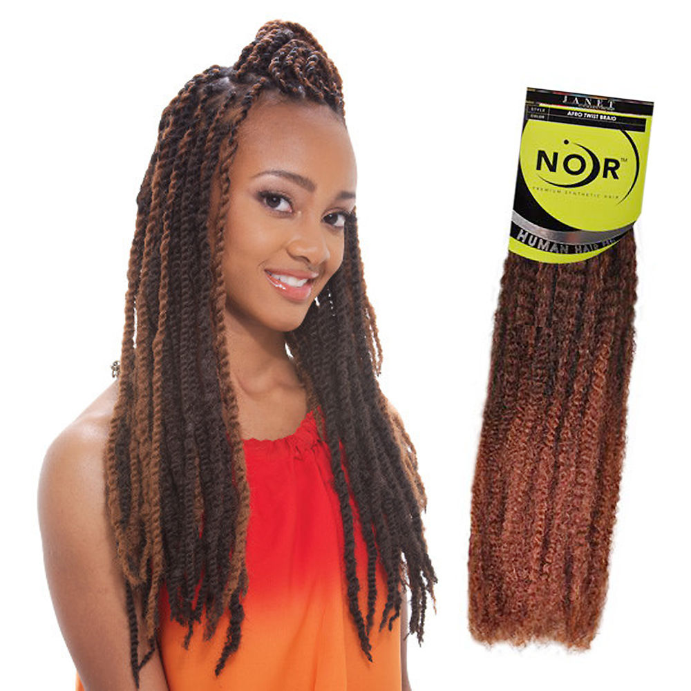 Janet Collection Synthetic Kanekalon Braids Afro Marley Braid Twin