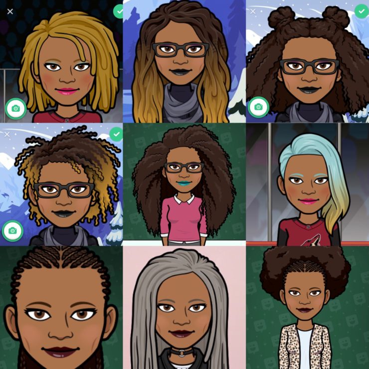 Is It Odd that the New BitMoji Update Is My Style Guide? JJBraids